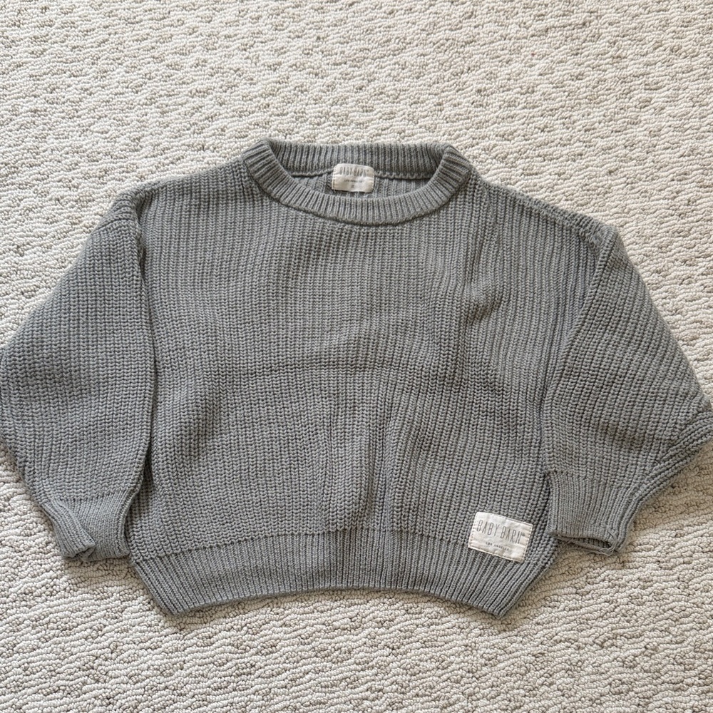 Baby Barn Knit Sweater olive green